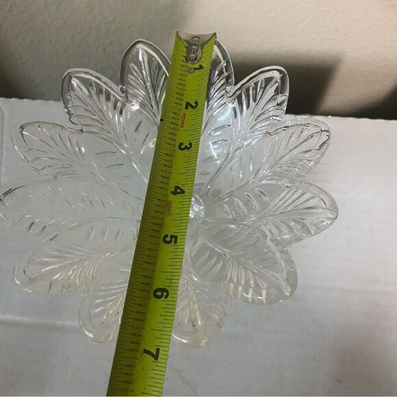 Fifth Avenue Ltd. 24% Lead Crystal Pedestal footed Bowl candy trinket platter - Picture 4 of 6